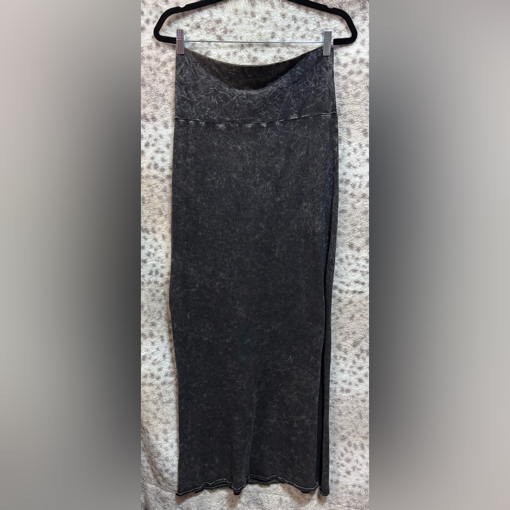 WOMENS FULL TILT ACID WASH MAXI SKIRT